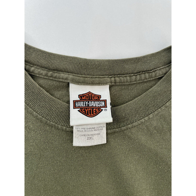 Mens Harley Davidson Motorcycle Bowling Green Kentucky Sleeveless Shirt Size 2Xl