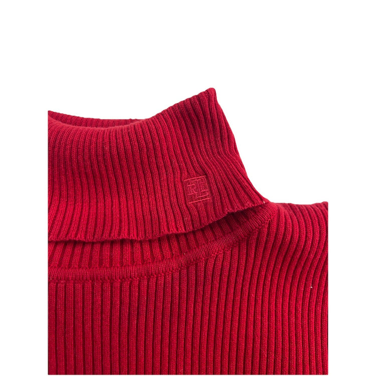 Womens Ralph Lauren Size Medium Red Turtleneck Sweater