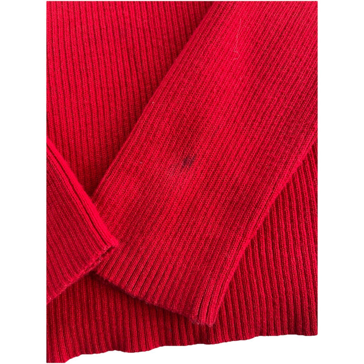 Womens Ralph Lauren Size Medium Red Turtleneck Sweater