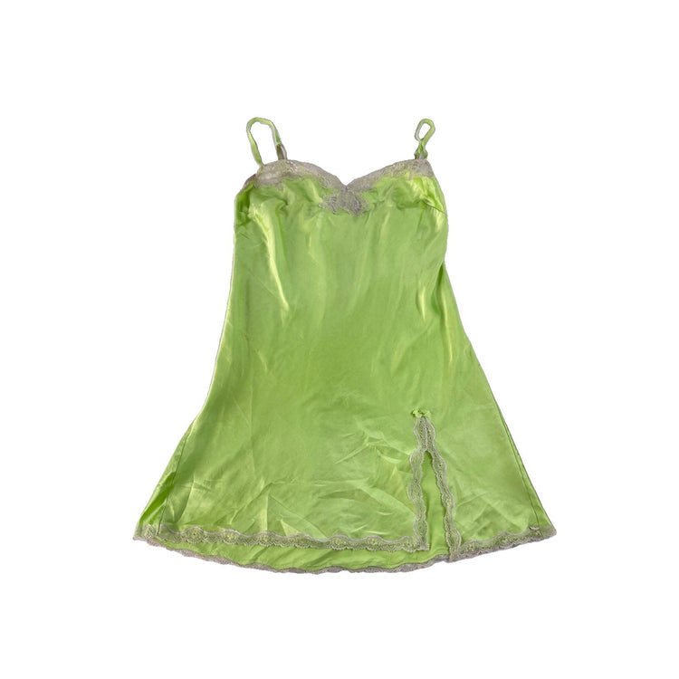 Womens Victorias Secret Green Nightgown With Lace Size Small