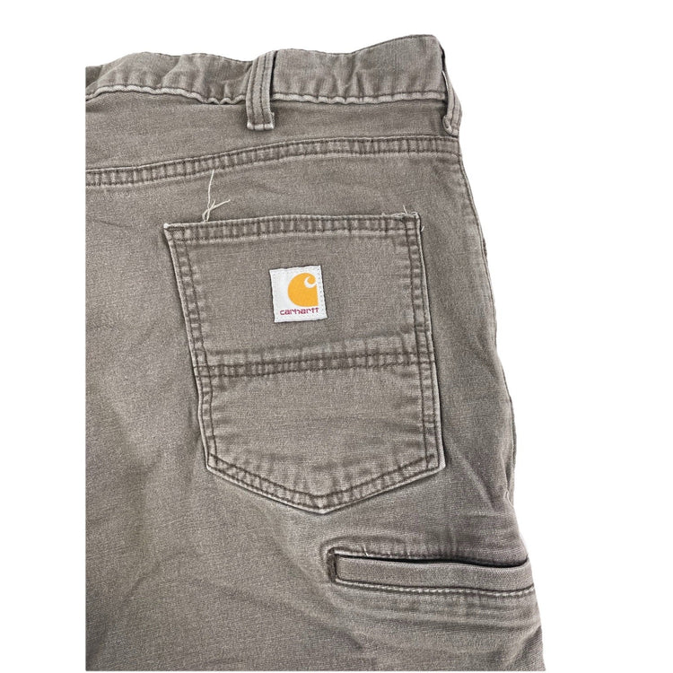 Mens Carhartt Relaxed Fit Straight Gray Denim Jeans Size 40x30