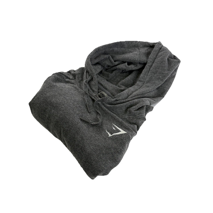 Mens GymShark Grey Pullover Hoodie Size XS