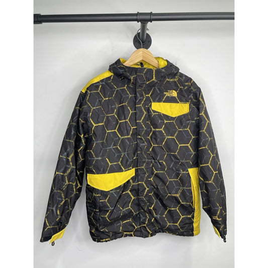 Youth The North Face Yellow Heat-seeker Jacket Insulated Hooded Sz XL (18-20)