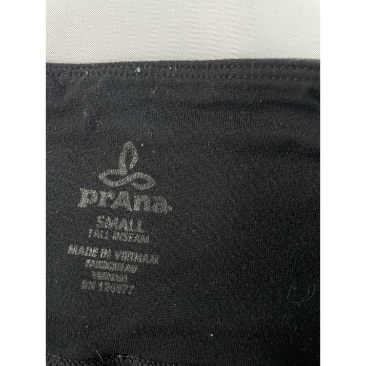 Womens PrAna Black Flared Leggings Size Small
