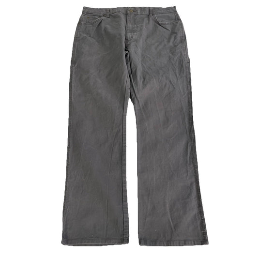 Mens Dickies Gray Straight Fit Carpenter Pants Size 36X32