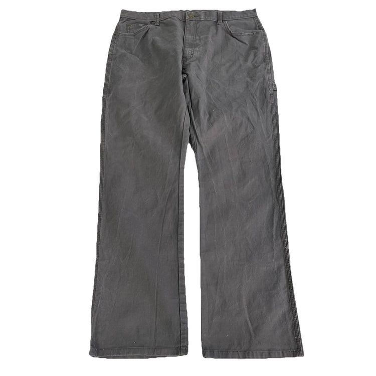 Mens Dickies Gray Straight Fit Carpenter Pants Size 36X32