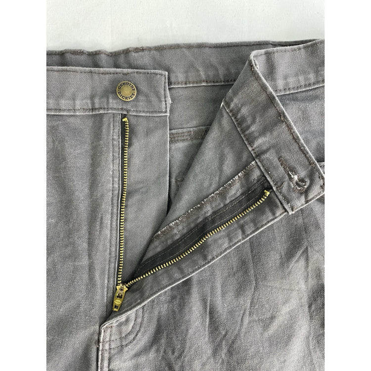 Mens Dickies Gray Straight Fit Carpenter Pants Size 36X32