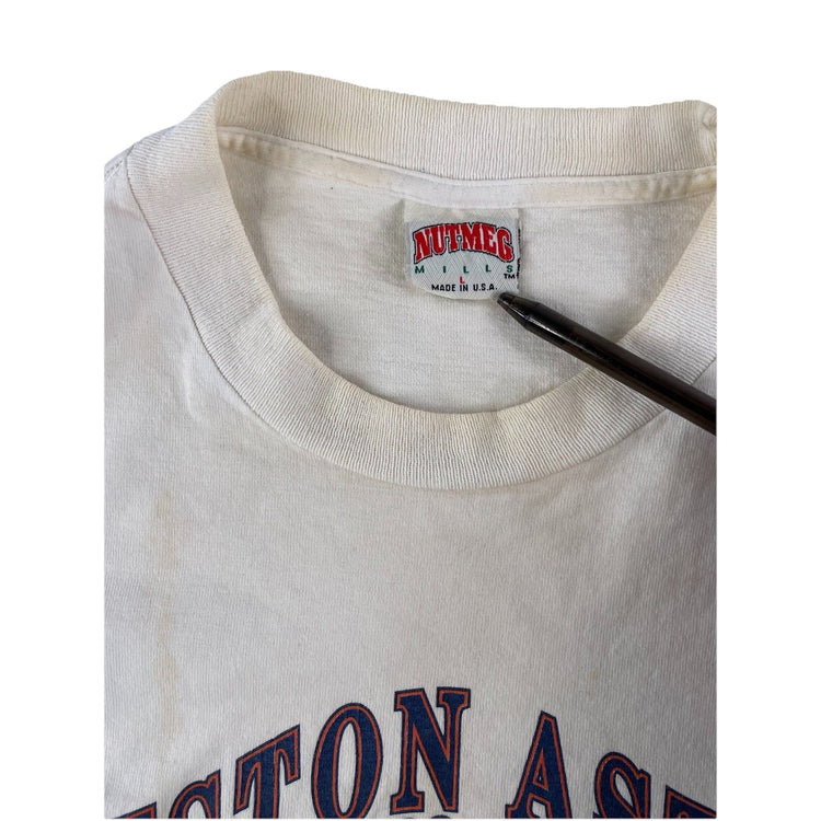 Mens Vintage 1991 Houston Astros MLB Nutmeg Mills Graphic T-Shirt Size L