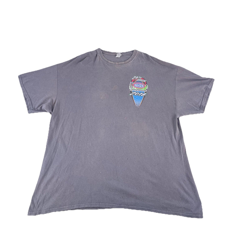 Mens 2016 NHRA 29th Annual Spring Nationals Gray T Shirt Size 2XL
