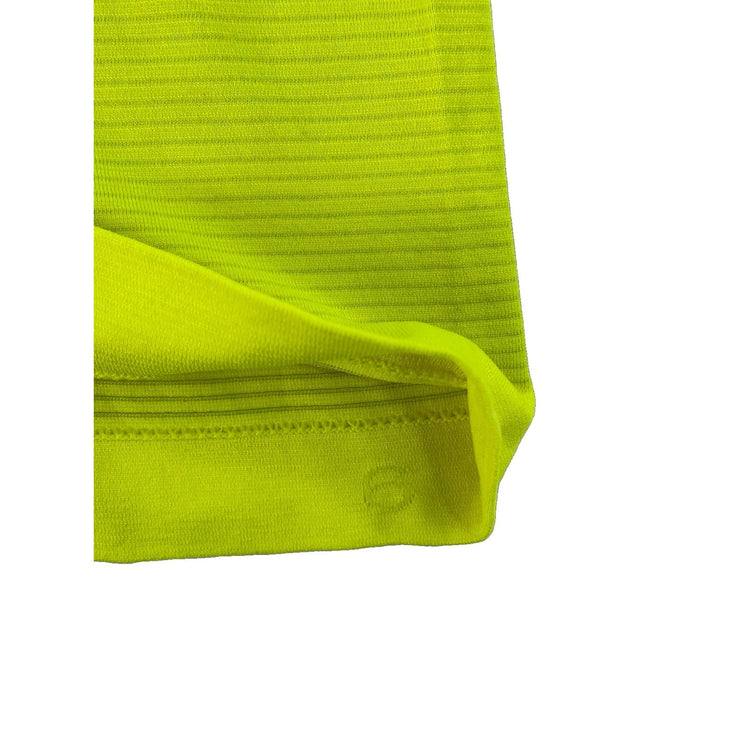 Womens Lululemon Neon Yellow LongSleeve Shirt Thumb Holes Size 6