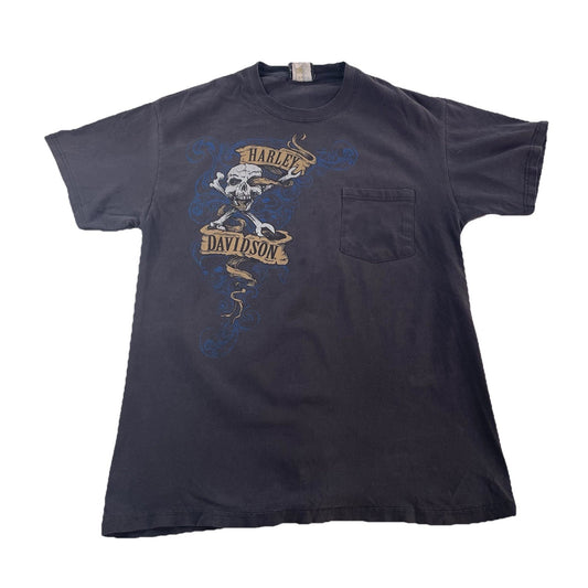 Men’s Harley Davidson Dark gray Graphic T Shirt Size M