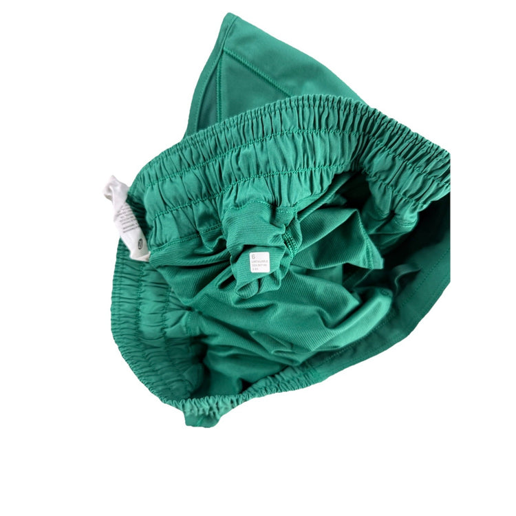 Womens Lululemon Hotty Hot Green Shorts Size 6
