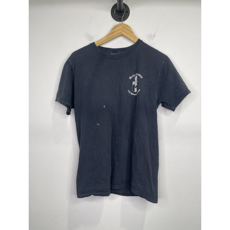 Men’s Vintage Graphic Delta Company Double Sided T Shirt Sz Medium