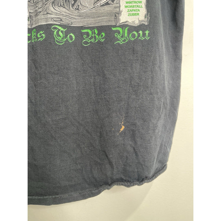 Men’s Vintage Graphic Delta Company Double Sided T Shirt Sz Medium