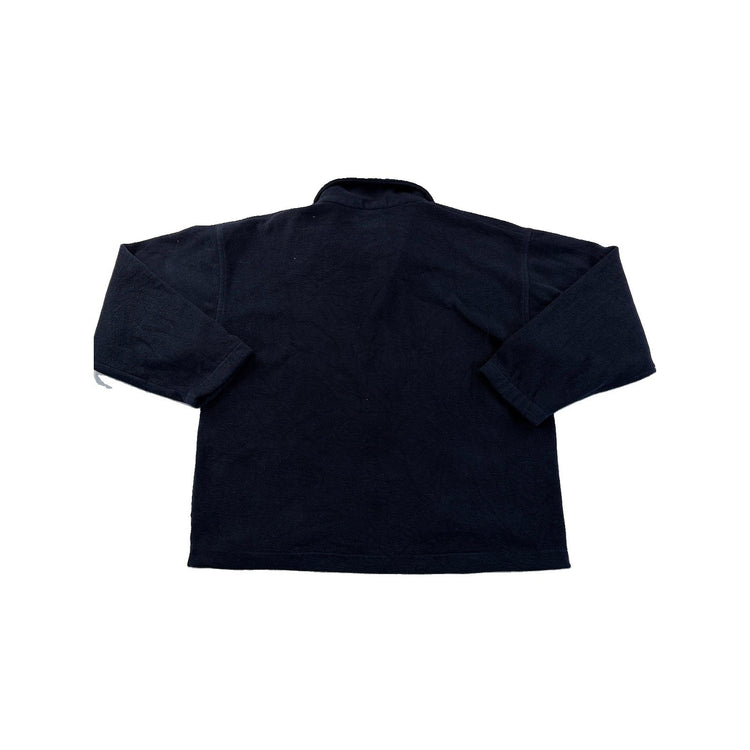 Men’s Vintage Nike Full Zip Up Navy Blue Fleece Size XXL