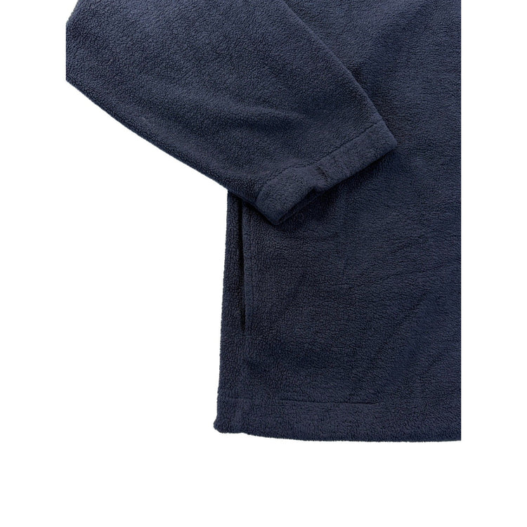 Men’s Vintage Nike Full Zip Up Navy Blue Fleece Size XXL