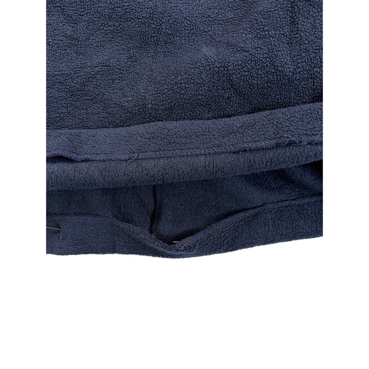 Men’s Vintage Nike Full Zip Up Navy Blue Fleece Size XXL