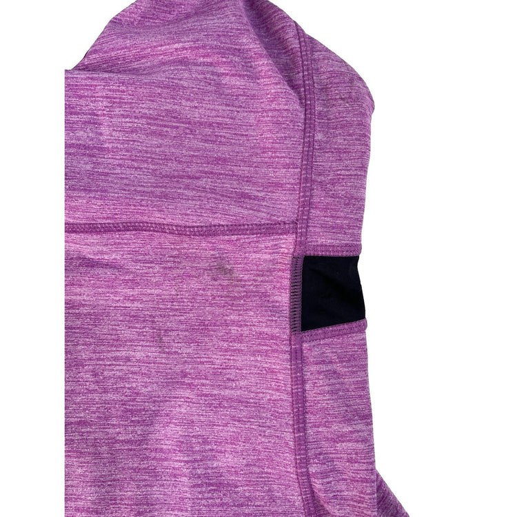 Women's Lululemon Athletic Tank Top Purple Heathered Cross-Back Size 4