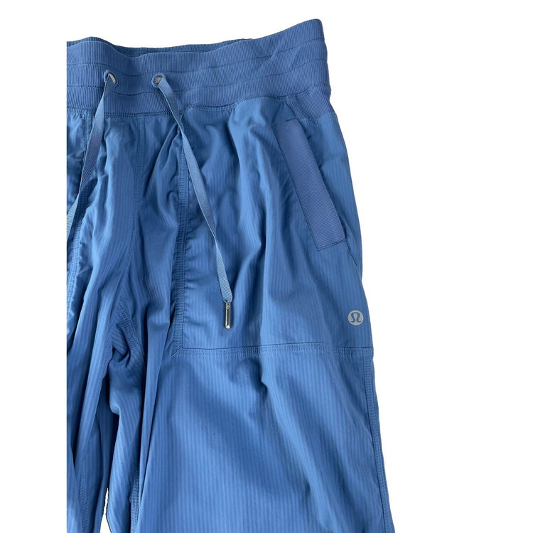 Womens Lululemon Blue Dance Studio Lined Lightweight Comfort Pants Size 8⁠