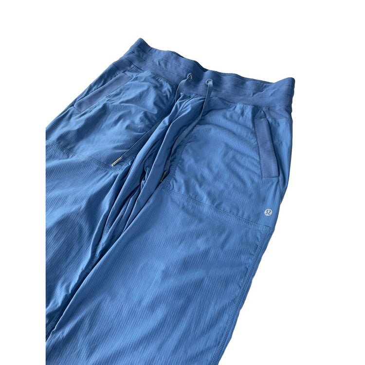 Womens Lululemon Blue Dance Studio Lined Lightweight Comfort Pants Size 8⁠