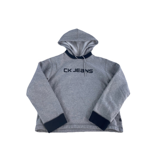 Youth Calvin Klein Jeans Logo Pullover Hoodie Size M