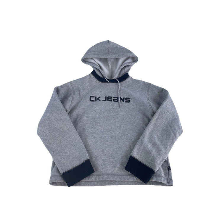 Youth Calvin Klein Jeans Logo Pullover Hoodie Size M