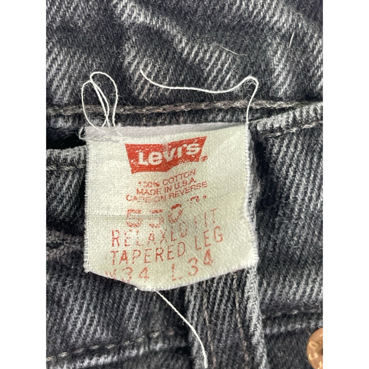 Vintage Levis 550 Jeans Mens W34 X L34 USA Made Red Tab Relaxed Tapered