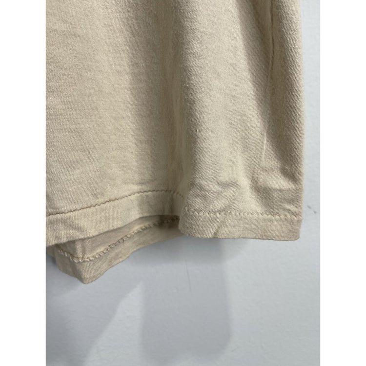 Mens Vintage Beige 1980 Willie Nelson “On The Road Again” TShirt Sz Medium 38-40