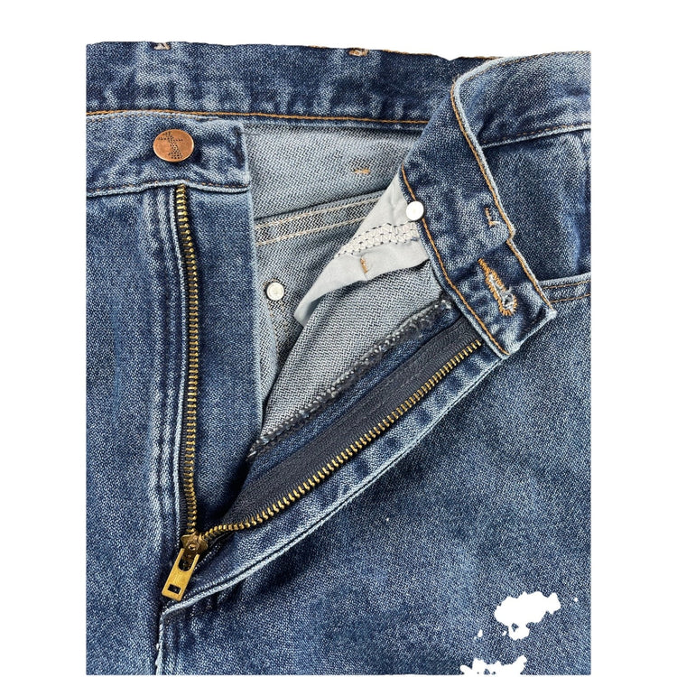 Mens Wrangler Classic Straight Blue Jeans Size 32x30