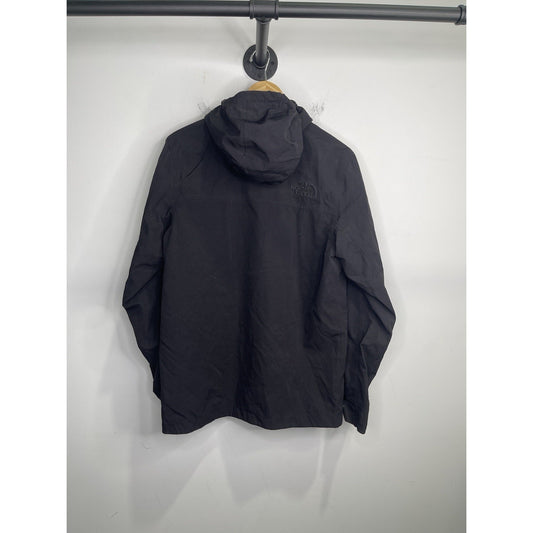 Men’s The North Face Black Hooded Nylon Hooded Windbreaker Sz S