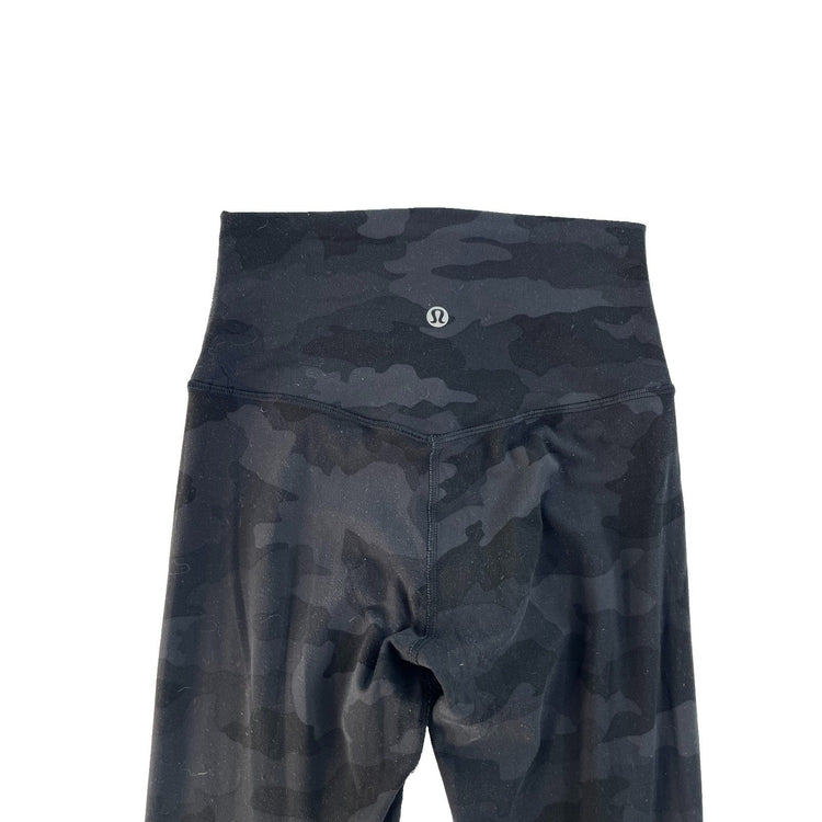 Womens Lululemon Camo Leggings Full Length Size 2