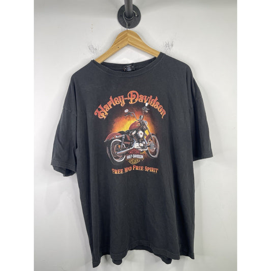 2022 Harley Davidson Free Mind Spirit Pasadena TX Black T-shirt Size XXL