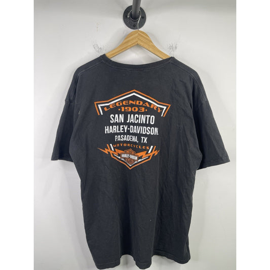 2022 Harley Davidson Free Mind Spirit Pasadena TX Black T-shirt Size XXL