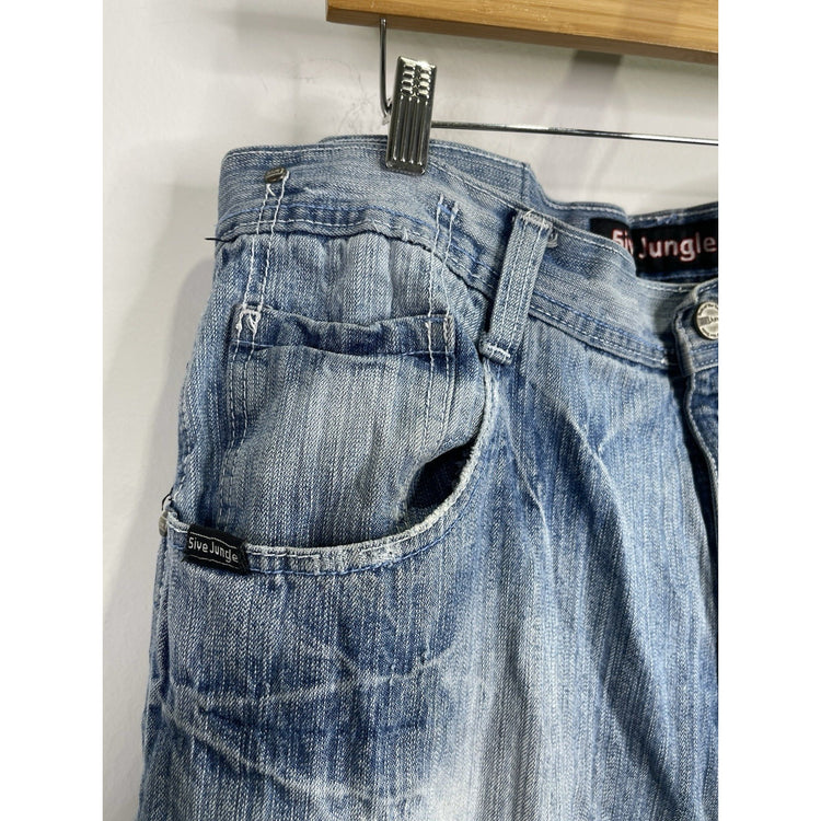 Men’s Vintage Y2K 5ive Jungle & Co. Light Wash Denim Baggy Jeans 42x34