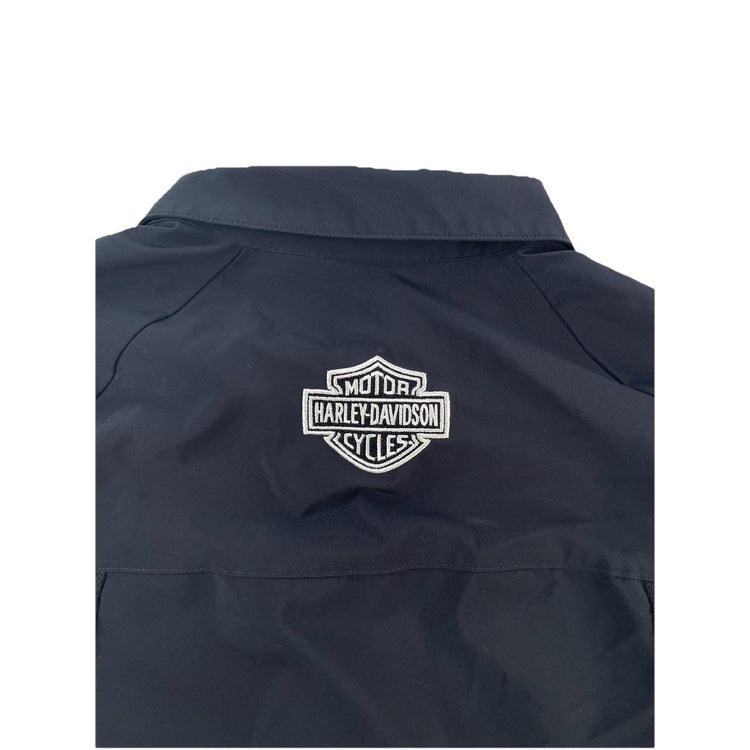 Boys Harley Davidson Gray ButtonUp SS Size M