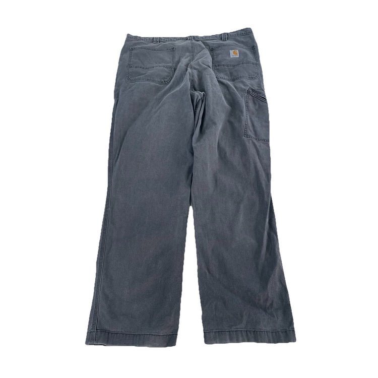 Mens Carhartt Gray Denim Jeans Size 40X32
