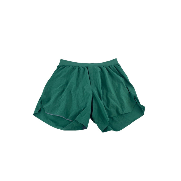 Womens Lululemon Green Running Shorts Size Medium