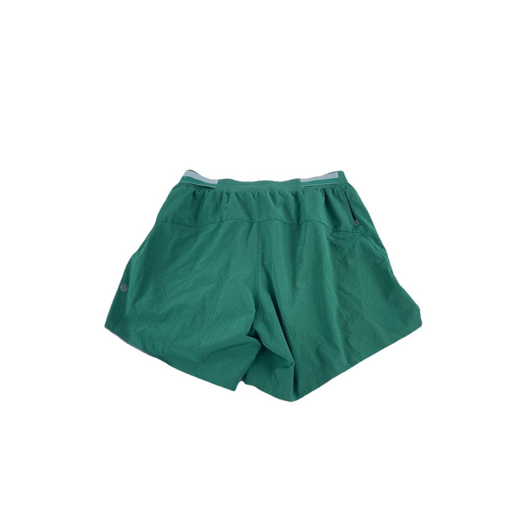 Womens Lululemon Green Running Shorts Size Medium