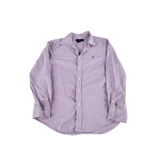 Youth Boys Ralph Lauren Classic Multicolor Longsleeve Shirt Size L