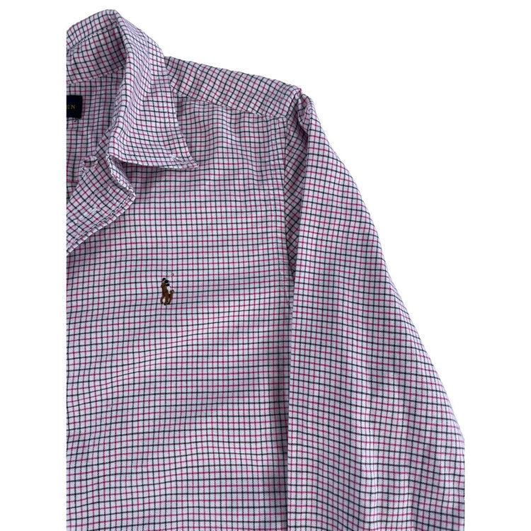 Youth Boys Ralph Lauren Classic Multicolor Longsleeve Shirt Size L