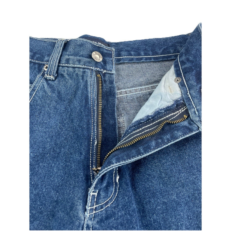 Mens 90s Vintage Results Blue Baggy Jeans Size 30L