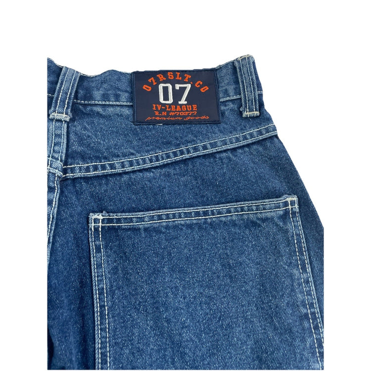 Mens 90s Vintage Results Blue Baggy Jeans Size 30L