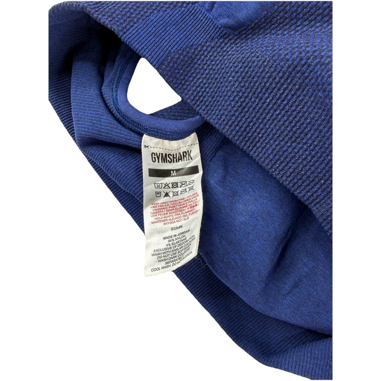 Womens Gymshark Blue Padded Sport Bra Size M