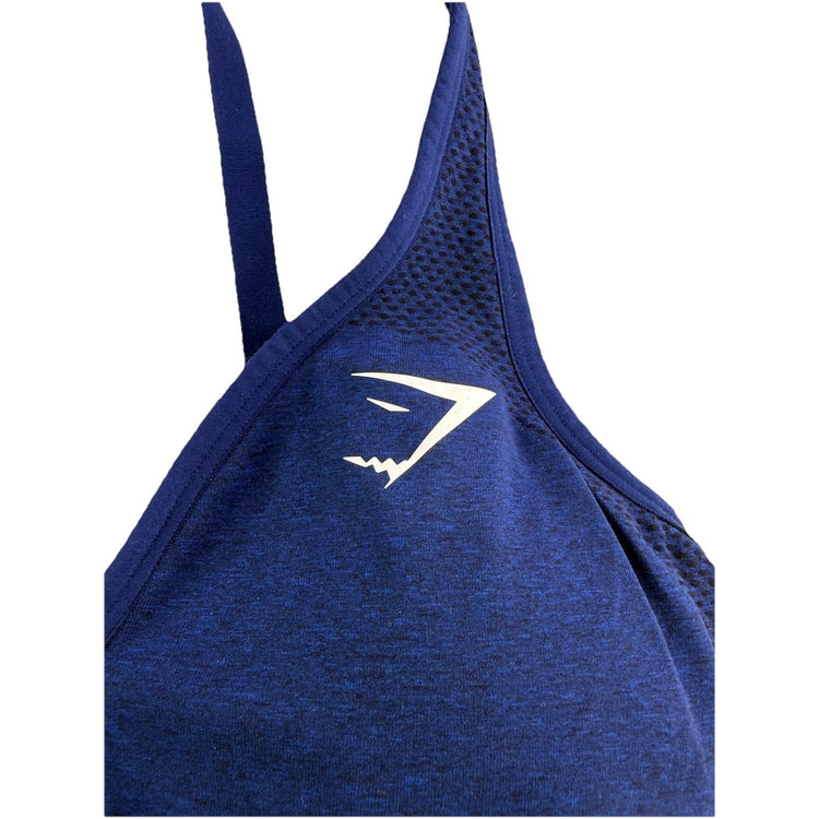 Womens Gymshark Blue Padded Sport Bra Size M