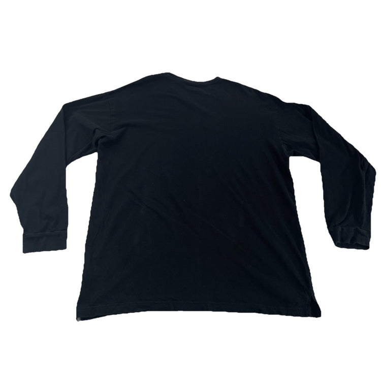 Womens Victoria’s Secret PINK Black Long Sleeve Shirt Size Large