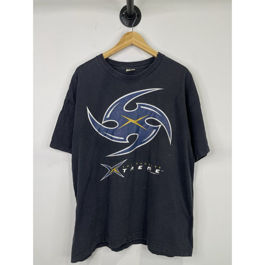 Vintage 2000 XFL Football Los Angeles Xtreme T-Shirt 2XL