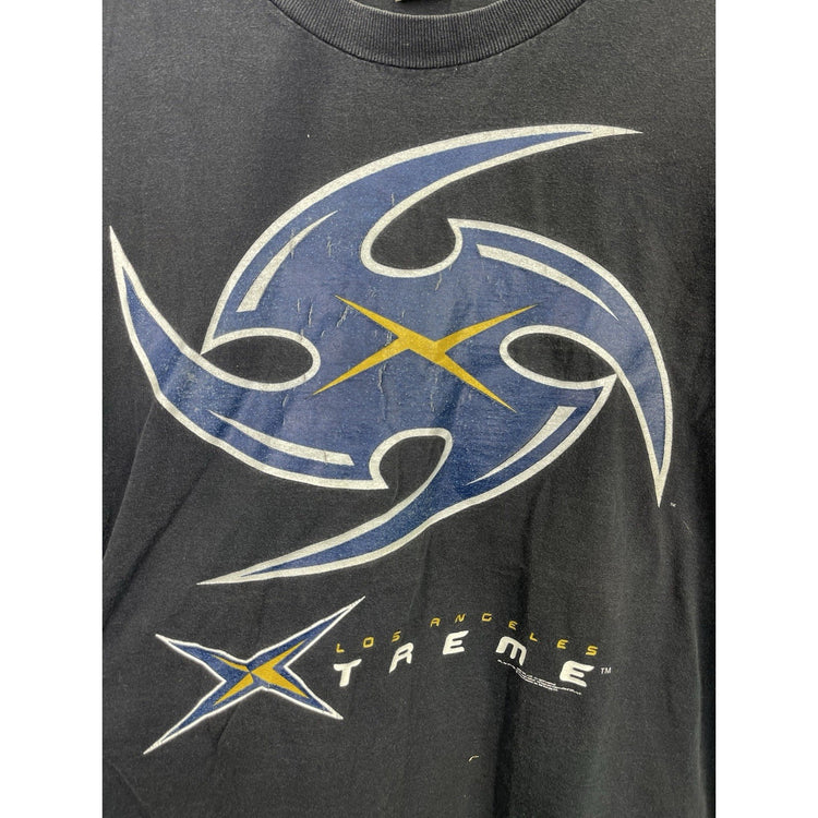Vintage 2000 XFL Football Los Angeles Xtreme T-Shirt 2XL