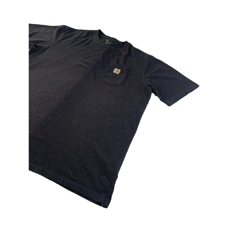 Mens Carhartt Gray Short Sleeve T Shirt Size 2XLT