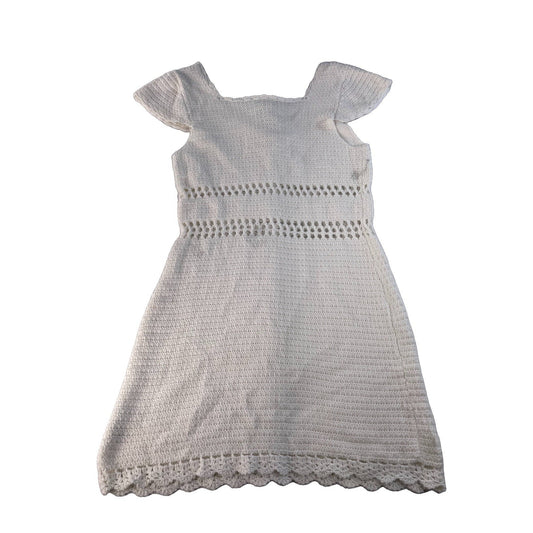 Women's American Eagle White Crochet Tie-Front Dress Size XXL