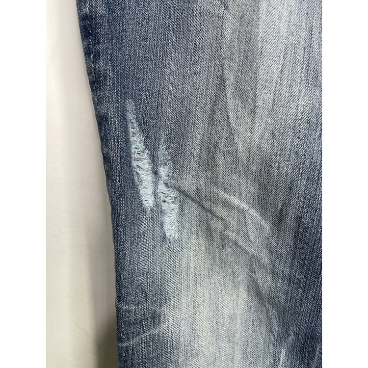 Women’s Y2K Blue Miss Me Jeans Skinny Rhinestone Pockets 30x32